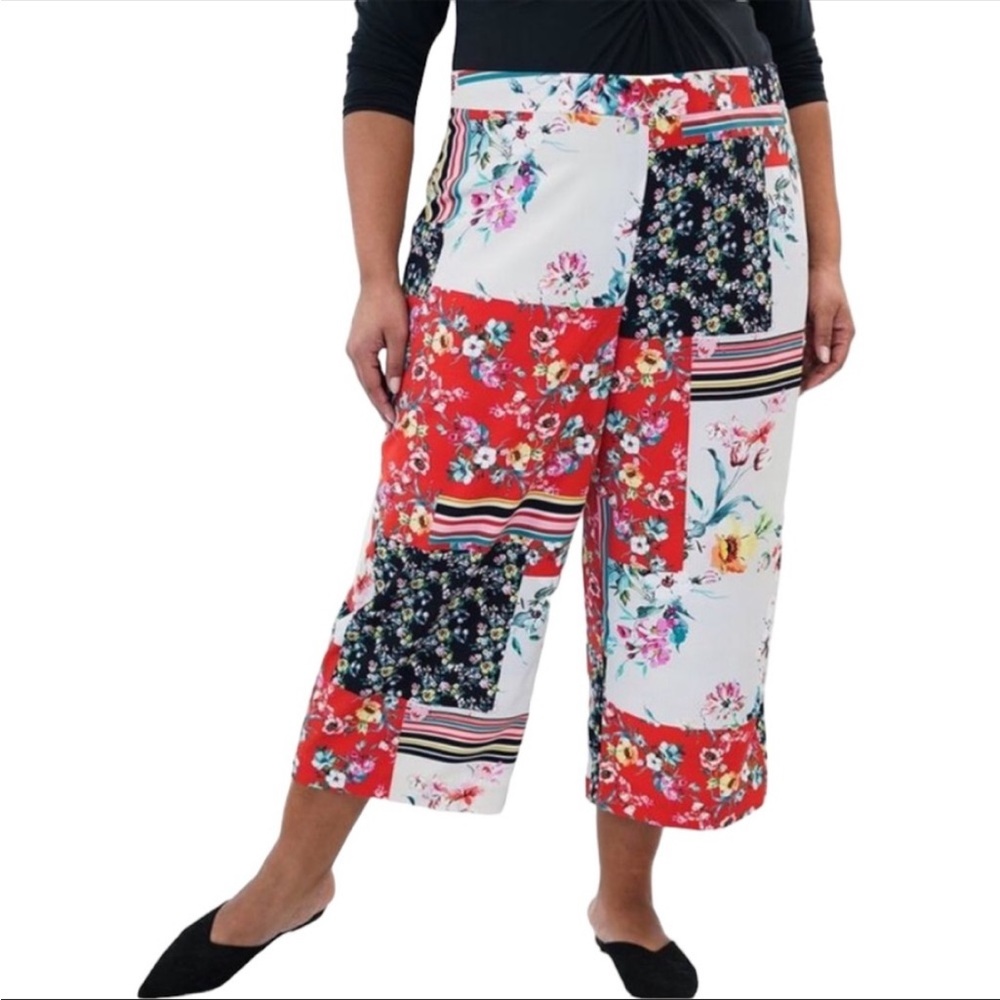 Matching patchwork pant set plus size - Picture 2 of 3